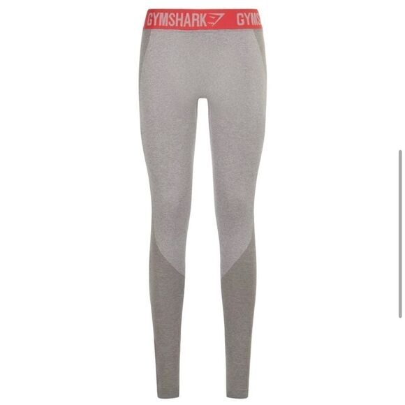 ♥️ GymShark Grey Leggings with Pink Waistband (new with out tags) size Medium V3 - Picture 13 of 14